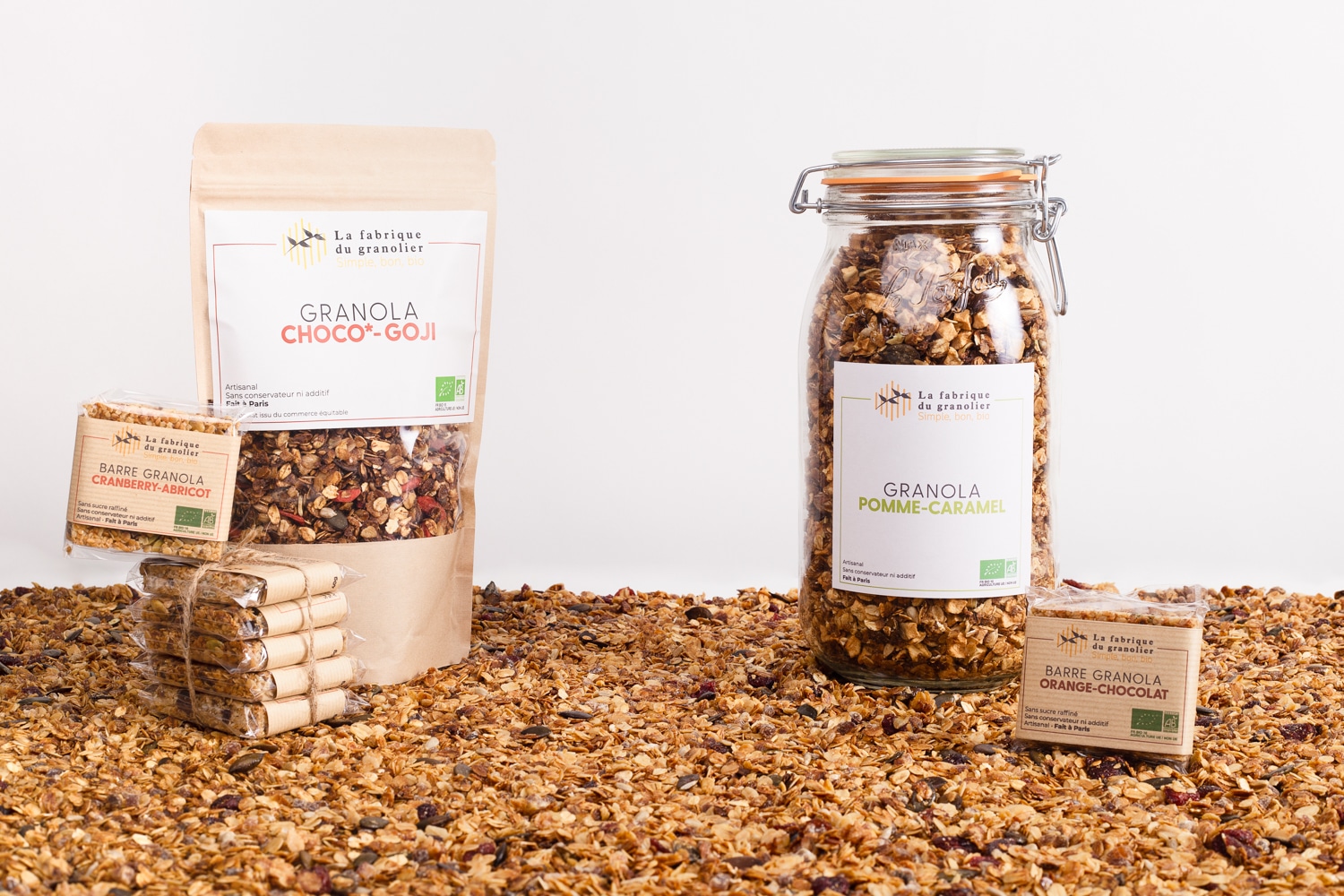 Granola Sans Sucres Ajoutés Abricot et Graines de courge